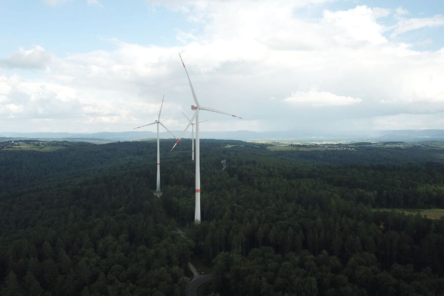 Eine schöne und gut belichtete Landschaftsaufnahme der DJI Mavic Pro 1 Drohne